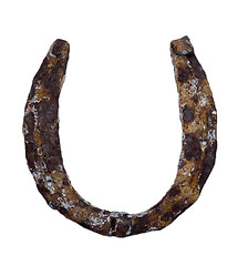 Image showing old horseshoe