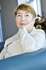 Image showing Elderly woman