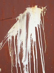 Image showing rusty paint surface