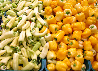 Image showing Yellow peppers
