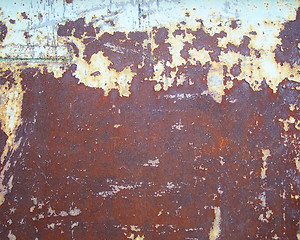 Image showing rusty scratched surface