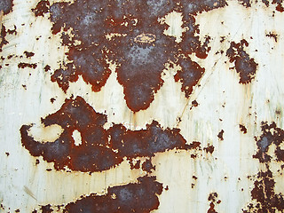 Image showing scratched rusty metal