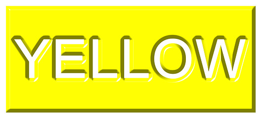 Image showing 3d Yellow Badge