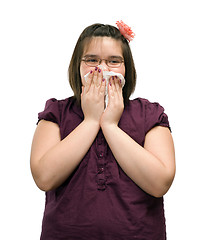 Image showing Coughing Child