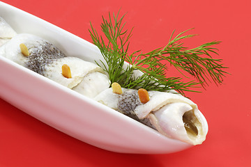 Image showing Rolled herring