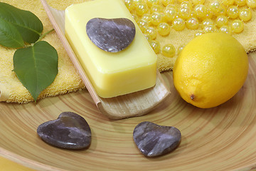 Image showing Lemon soap