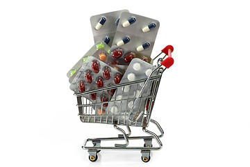 Image showing Shopping trolley