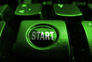 Image showing START keyboard button