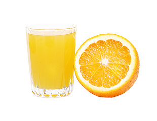 Image showing orange juice and fruit