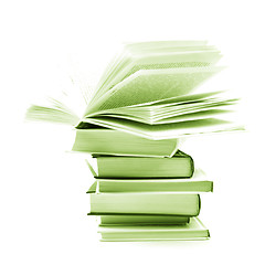 Image showing stack of books