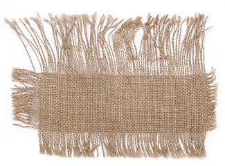 Image showing sackcloth material