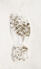 Image showing footprint