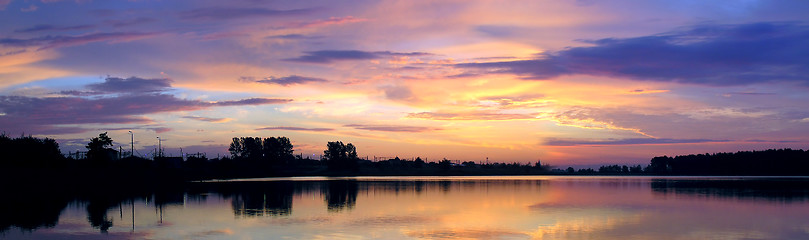 Image showing Sunrise panoramic