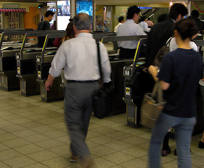 Image showing Train station-morning aspect