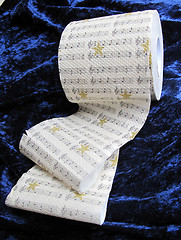 Image showing Note toilet paper