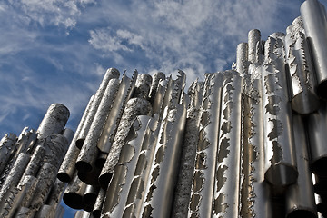 Image showing Jean Sibelius monument, Helsinki, Finland