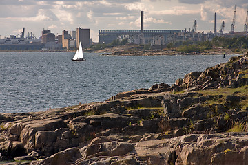 Image showing Helsinki harbor