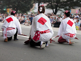 Image showing Sparrow dance