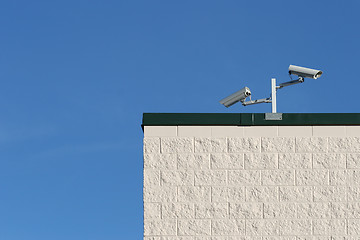 Image showing security cameras on building