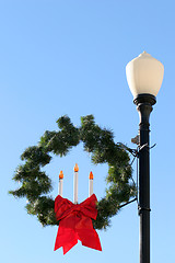 Image showing christmas street lighting