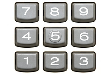 Image showing calculator keypad