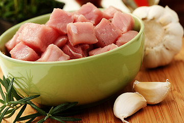 Image showing raw pork