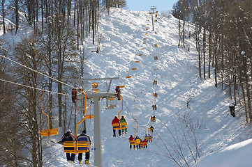 Image showing on chairlift