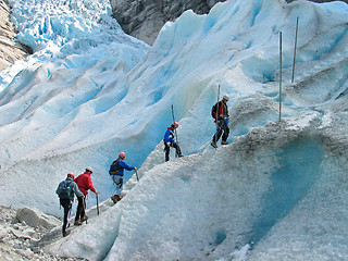 Image showing Climbers