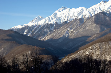 Image showing stubble of mountain