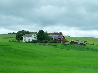 Image showing houses on the hill