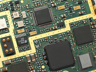 Image showing part of a circuit board