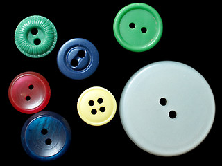 Image showing multicolored buttons