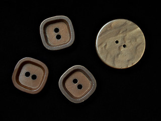 Image showing wooden buttons