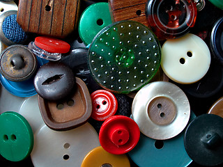 Image showing background: buttons pile