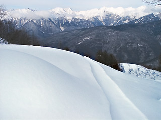Image showing snowfields
