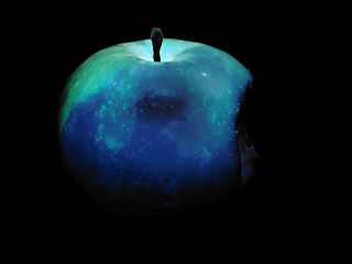 Image showing Black apple