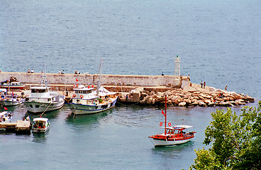 Image showing Red boat