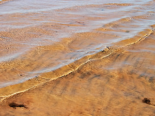 Image showing Water, sand, waves