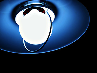 Image showing blue lamp