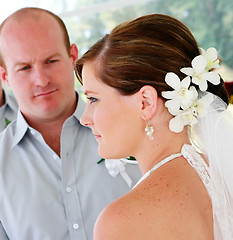 Image showing Bride and groom