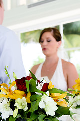 Image showing Bride and groom