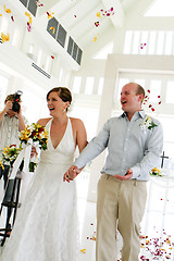 Image showing Bride and groom