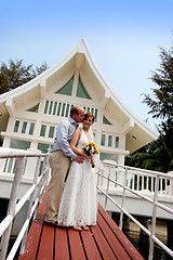 Image showing Bride and groom