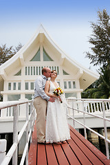 Image showing Bride and groom