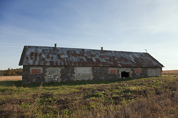 Image showing Barn at Sunset