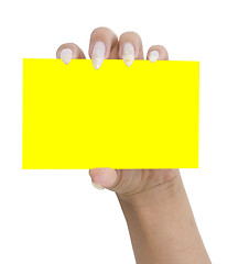 Image showing card in a hand