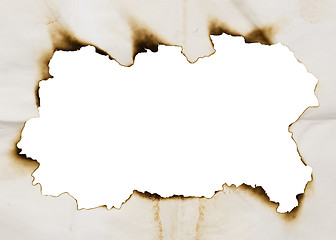 Image showing burnt frame