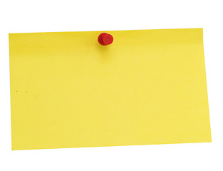 Image showing empty yellow blank