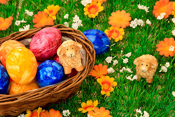 Image showing Easter eggs