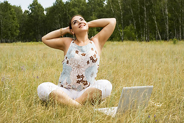 Image showing happy woman